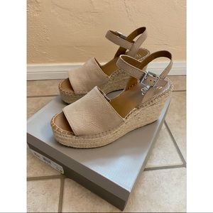 Tan Espadrille Wedges